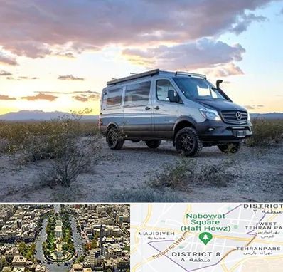 اجاره ماشین ون در نارمک 