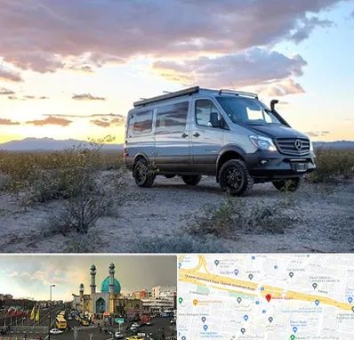 اجاره ماشین ون در رسالت 