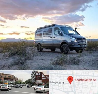 اجاره ماشین ون در خیابان آذربایجان