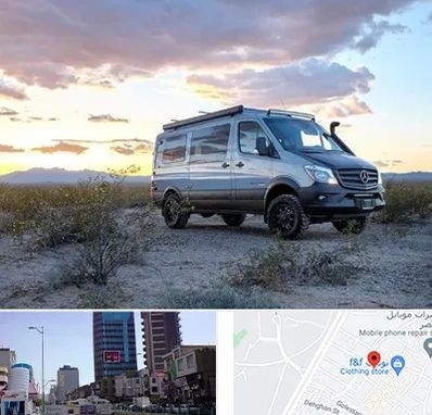 اجاره ماشین ون در چهارراه طالقانی کرج