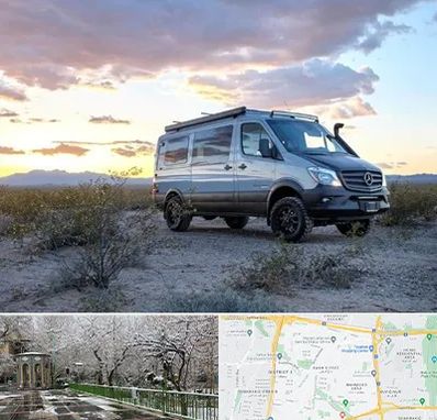 اجاره ماشین ون در باغ فیض 