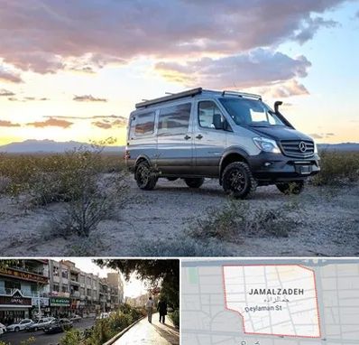 اجاره ماشین ون در خیابان جمالزاده