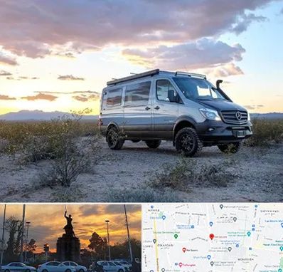 اجاره ماشین ون در میدان حر 