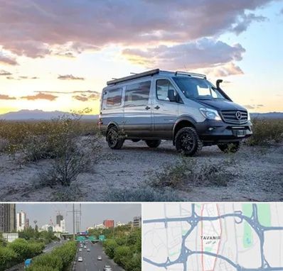 اجاره ماشین ون در توانیر