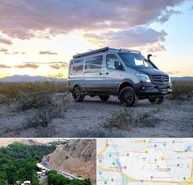 اجاره ماشین ون در کن 