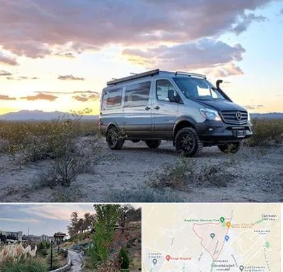 اجاره ماشین ون در باغستان کرج