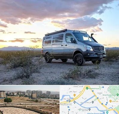 اجاره ماشین ون در کوی وحدت شیراز