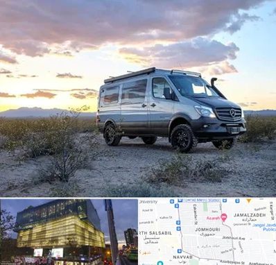 اجاره ماشین ون در جمهوری 