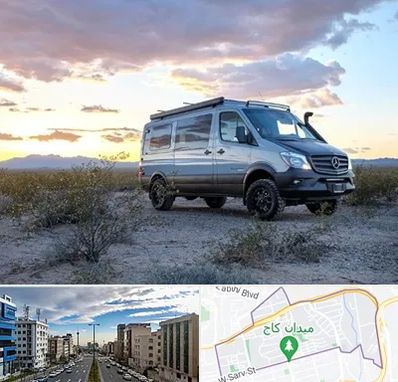 اجاره ماشین ون در سعادت آباد 