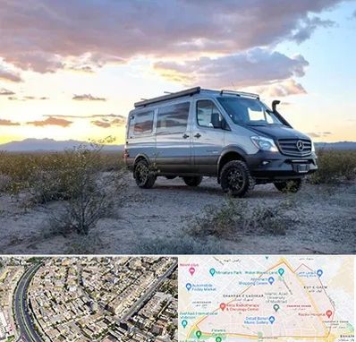 اجاره ماشین ون در شهرک غرب مشهد