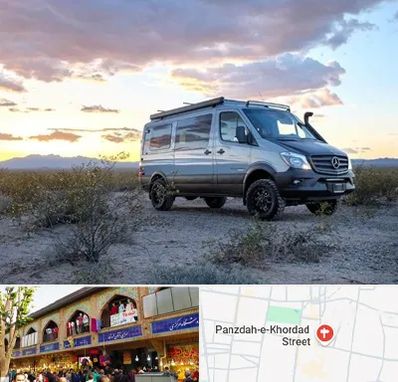 اجاره ماشین ون در 15 خرداد