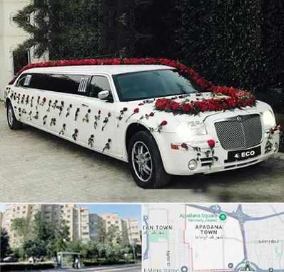 اجاره ماشین عروس لیموزین در آپادانا