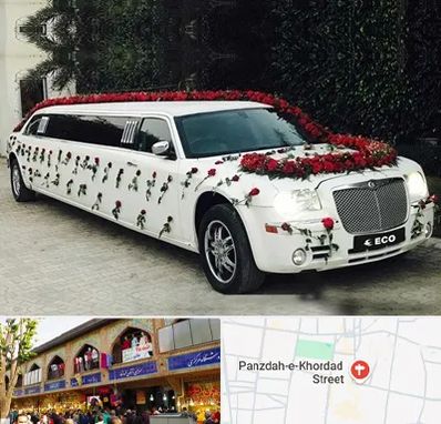 اجاره ماشین عروس لیموزین در 15 خرداد