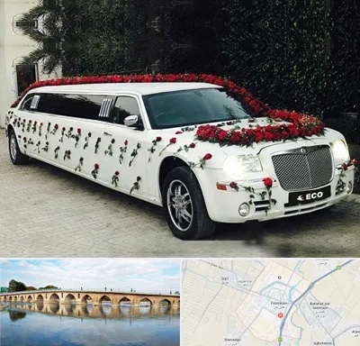 اجاره ماشین عروس لیموزین در فلاورجان