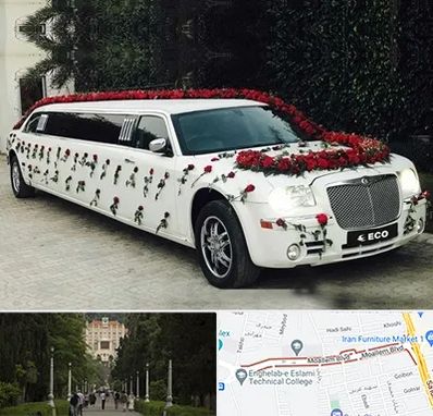 اجاره ماشین عروس لیموزین در بلوار معلم رشت 