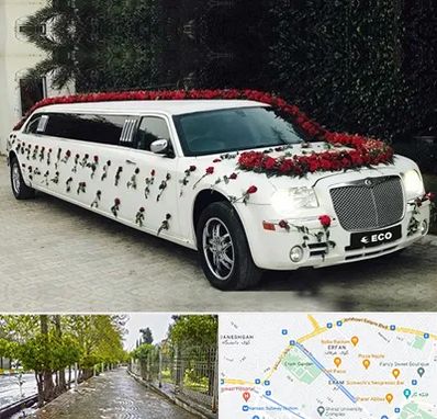 اجاره ماشین عروس لیموزین در خیابان ارم شیراز