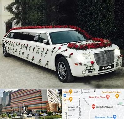 اجاره ماشین عروس لیموزین در سهروردی 