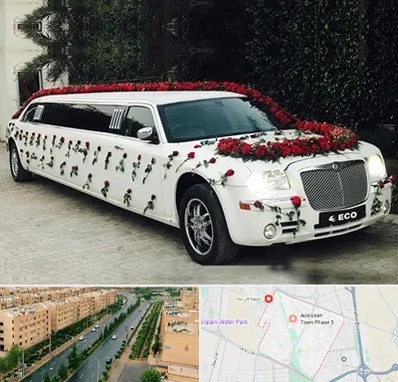 اجاره ماشین عروس لیموزین در فاز سه اندیشه