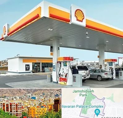 پمپ بنزین در نیاوران 