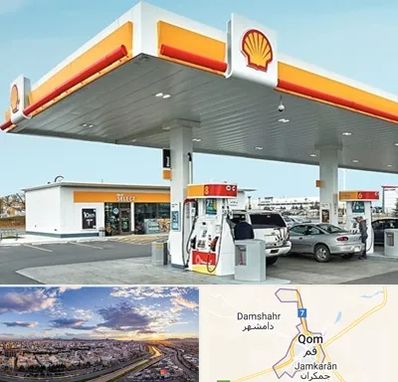 پمپ بنزین در قم