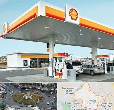 پمپ بنزین در فردیس کرج 