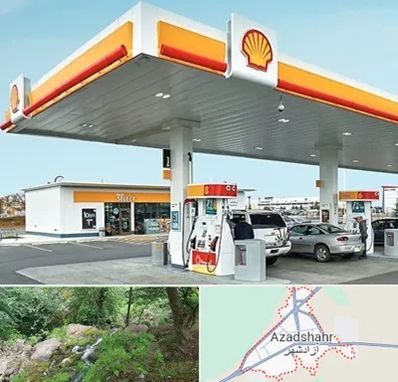پمپ بنزین در آزادشهر
