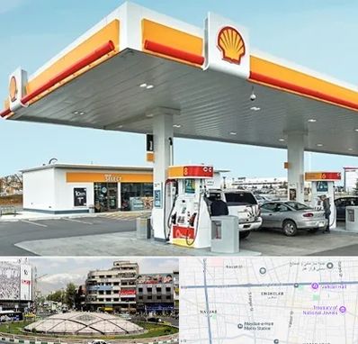 پمپ بنزین در مرکز تهران