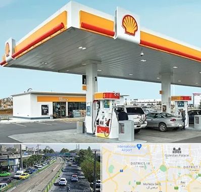 پمپ بنزین در جنوب تهران 