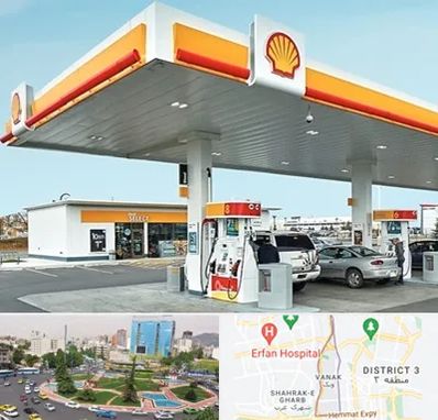 پمپ بنزین در ونک 