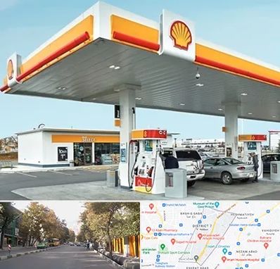 پمپ بنزین در شریعتی 