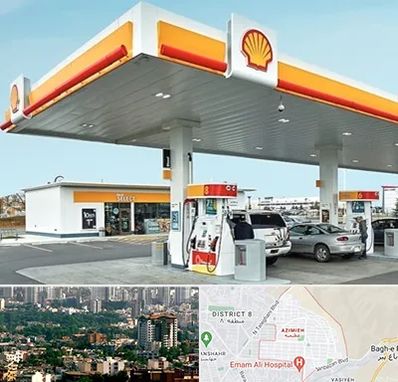 پمپ بنزین در عظیمیه کرج 