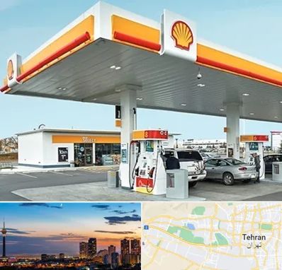 پمپ بنزین در غرب تهران 