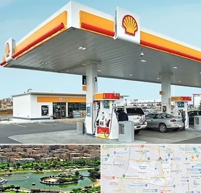 پمپ بنزین در منطقه 9 تهران 