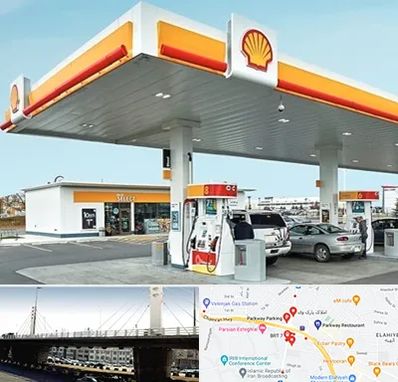 پمپ بنزین در پارک وی 
