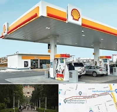 پمپ بنزین در بلوار معلم رشت 