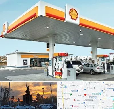 پمپ بنزین در میدان حر 