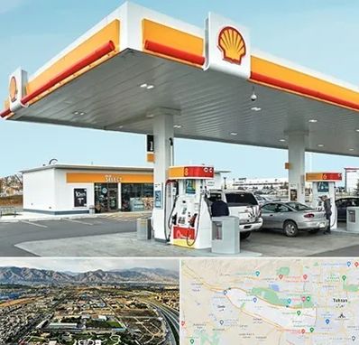 پمپ بنزین در منطقه 21 تهران 