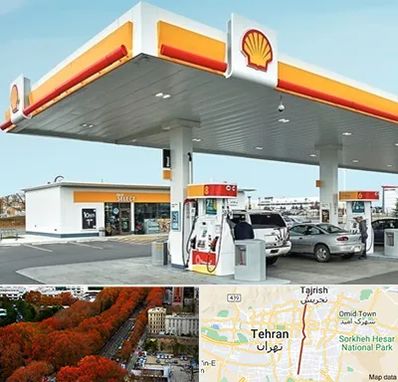 پمپ بنزین در ولیعصر 