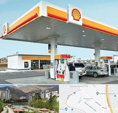 پمپ بنزین در شهر زیبا 