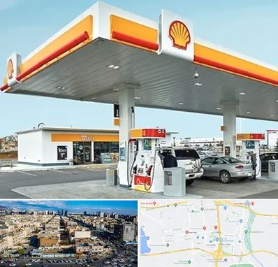 پمپ بنزین در شهرک راه آهن 