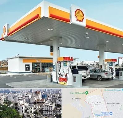 پمپ بنزین در ولنجک 