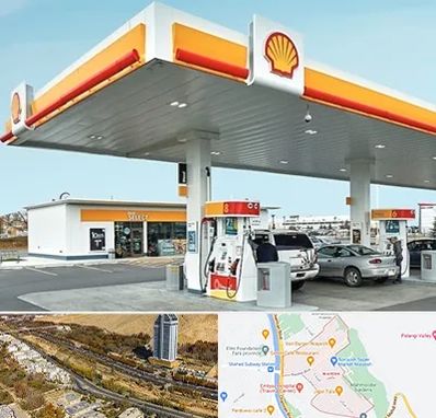 پمپ بنزین در خیابان نیایش شیراز