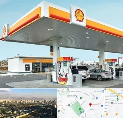 پمپ بنزین در هنگام 