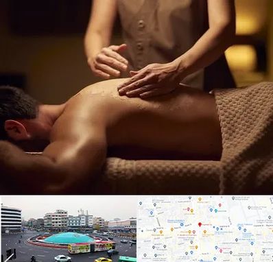 مرکز ماساژ در میدان انقلاب