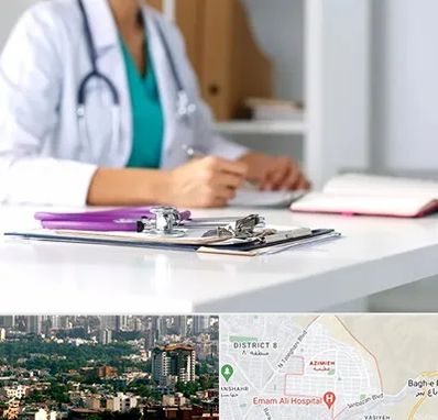 دکتر زنان شبانه روزی در عظیمیه کرج 