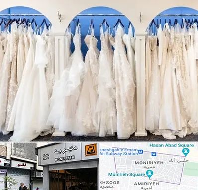 اجاره لباس عروسی در منیریه 