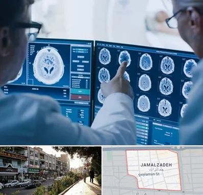 تصویر برداری شبانه روزی در خیابان جمالزاده