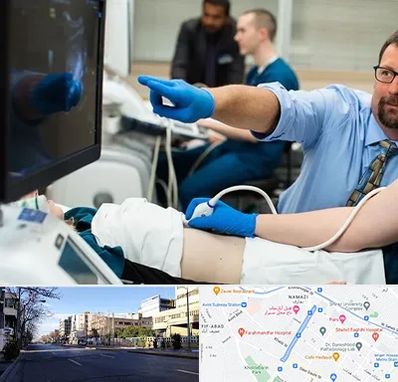 سونوگرافی شبانه روزی در خیابان ملاصدرا شیراز