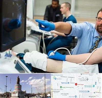 سونوگرافی شبانه روزی در کارگر جنوبی 