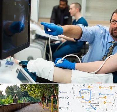 سونوگرافی شبانه روزی در فلکه گاز رشت